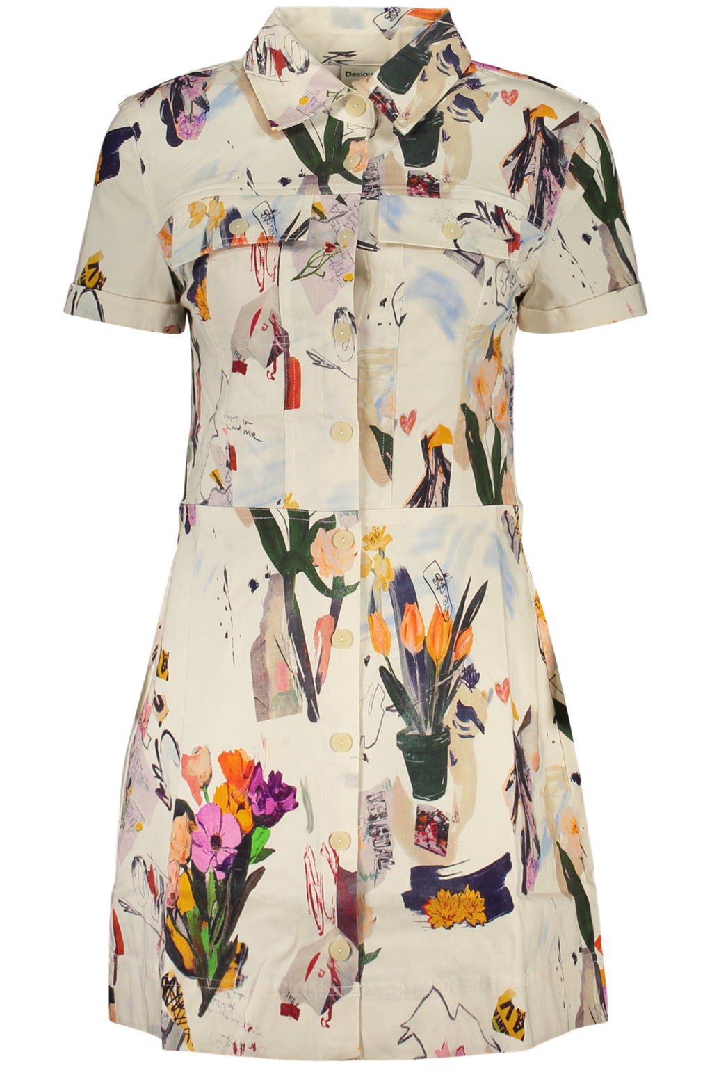 DESIGUAL Women Dress - White