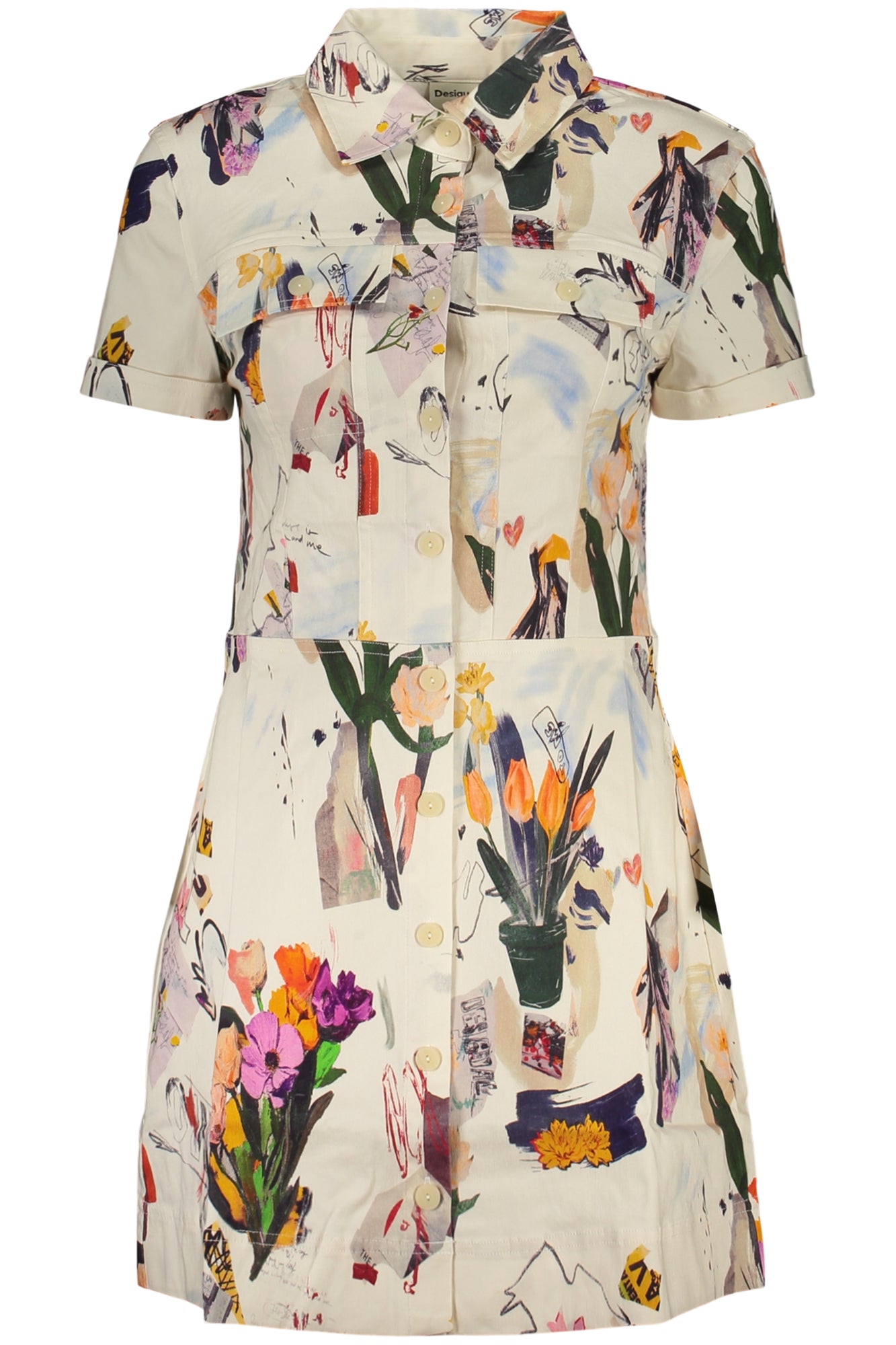 DESIGUAL Women Dress - White