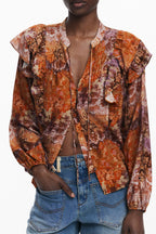 DESIGUAL Women Shirt - Orange