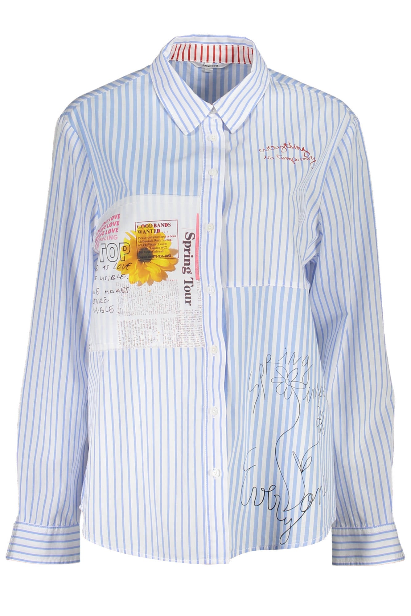 DESIGUAL Women Shirt - Light Blue