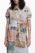 DESIGUAL Women Shirt - Beige