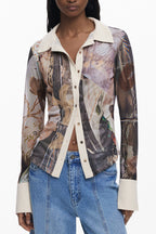 DESIGUAL Women Shirt - Beige