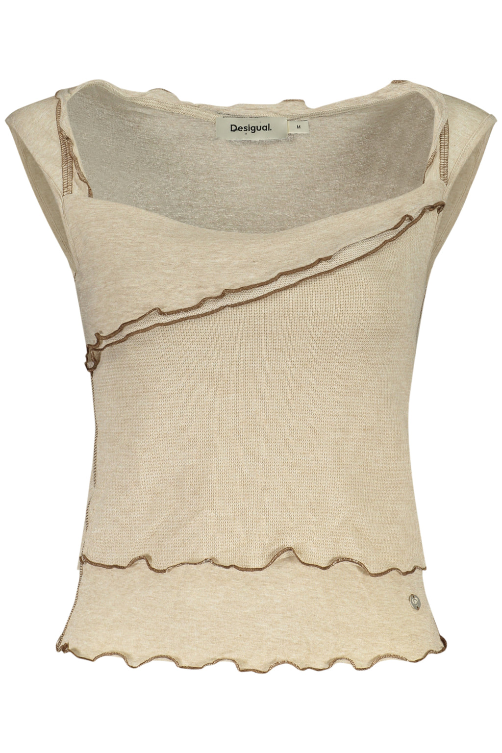 DESIGUAL Women T-Shirt - Beige