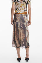 DESIGUAL Women Skirt - Beige