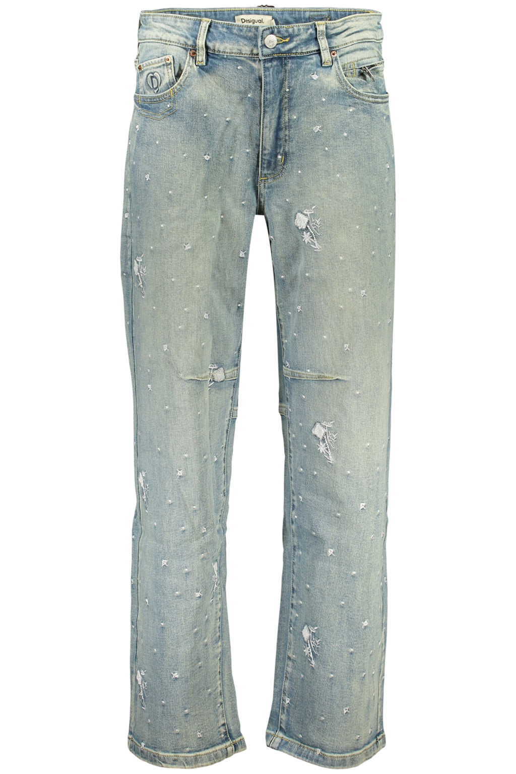 DESIGUAL Women Jeans - Light Blue