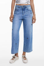 DESIGUAL Women Jeans - Light Blue