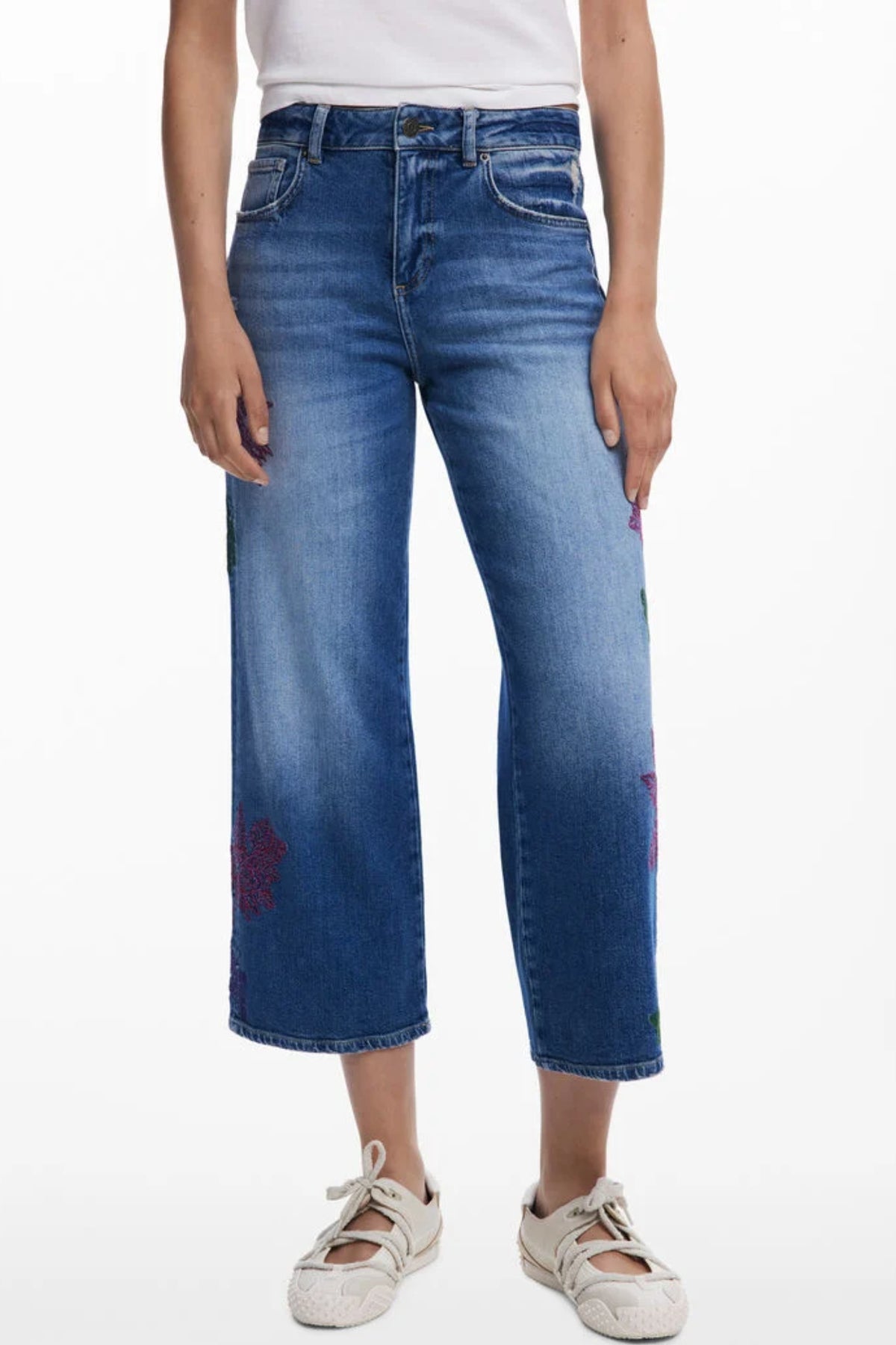 DESIGUAL Women Jeans - Light Blue