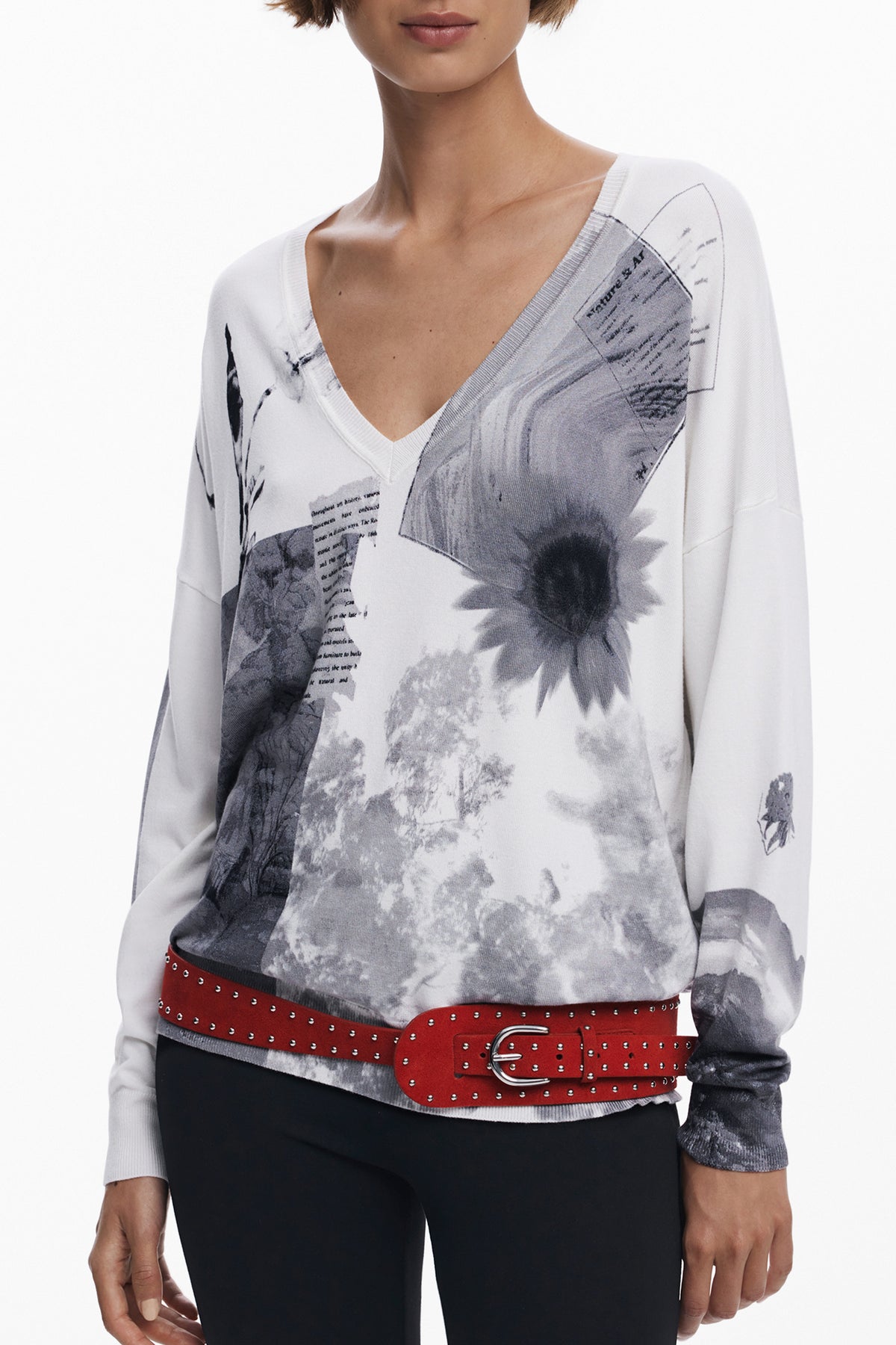 DESIGUAL Women Jumper - White