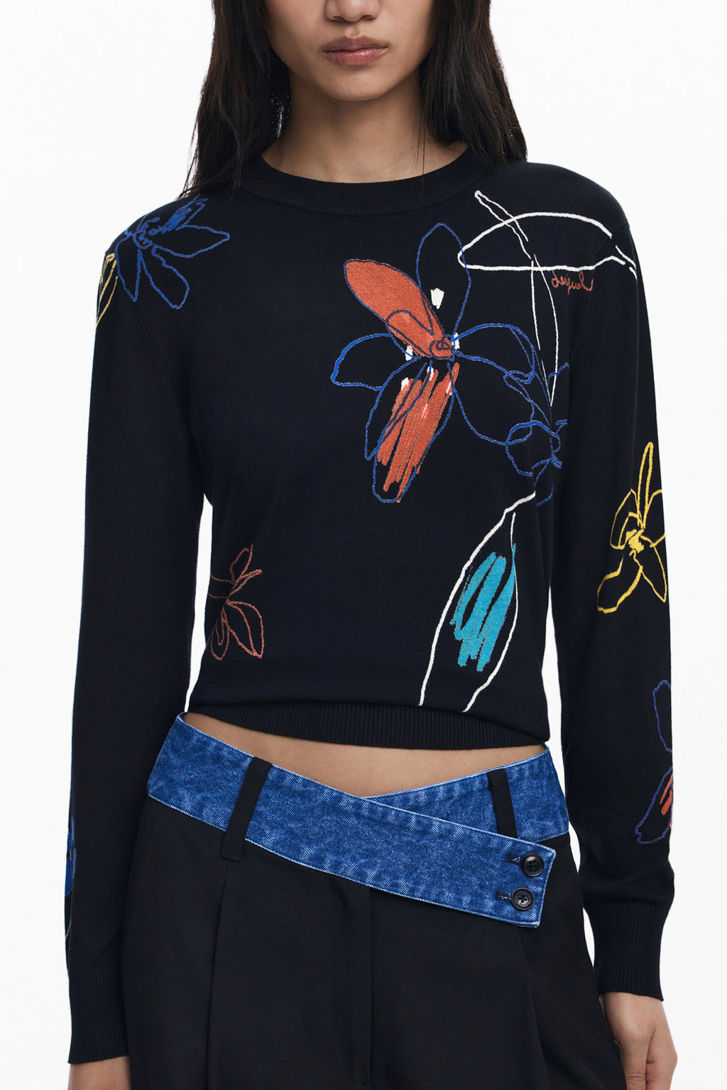 DESIGUAL Women Jumper - Black