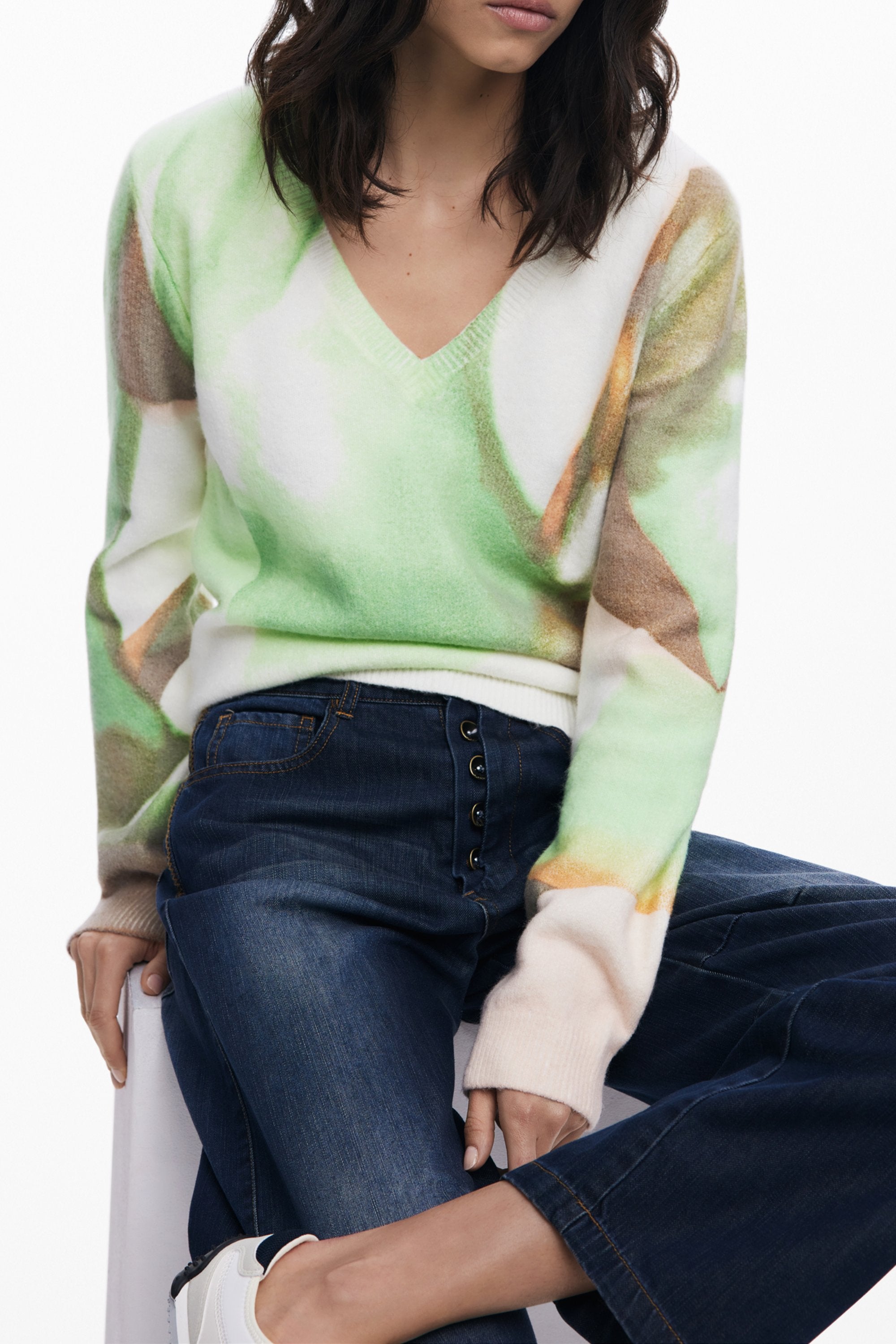 DESIGUAL Women Jumper - Green