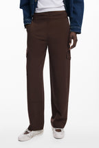 DESIGUAL Women Trousers - Brown