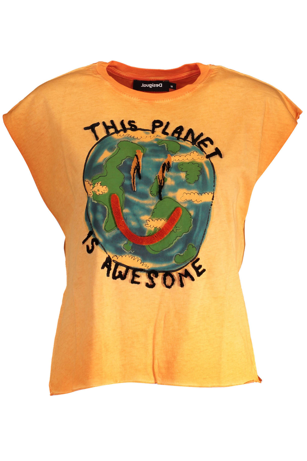 DESIGUAL Women T-Shirt - Orange