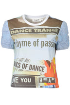 DESIGUAL Women T-Shirt - Light Blue