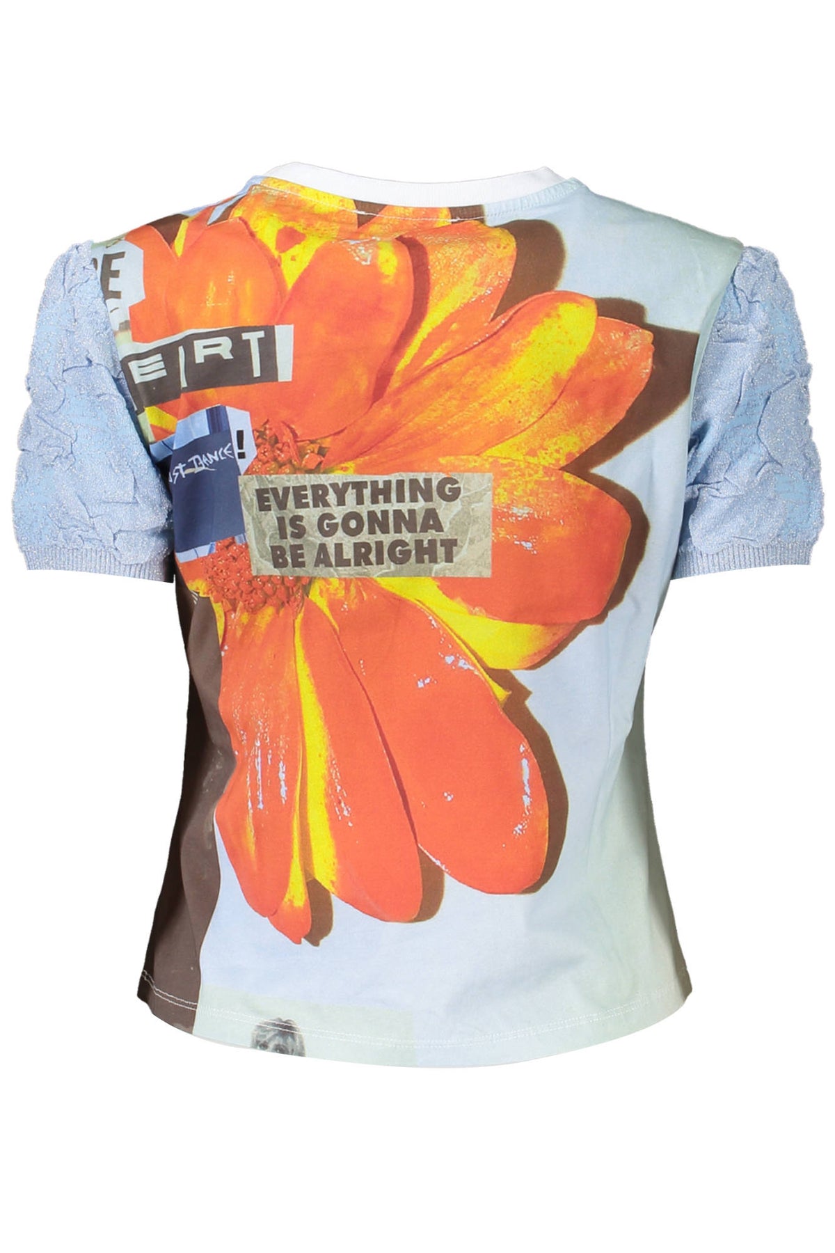 DESIGUAL Women T-Shirt - Light Blue