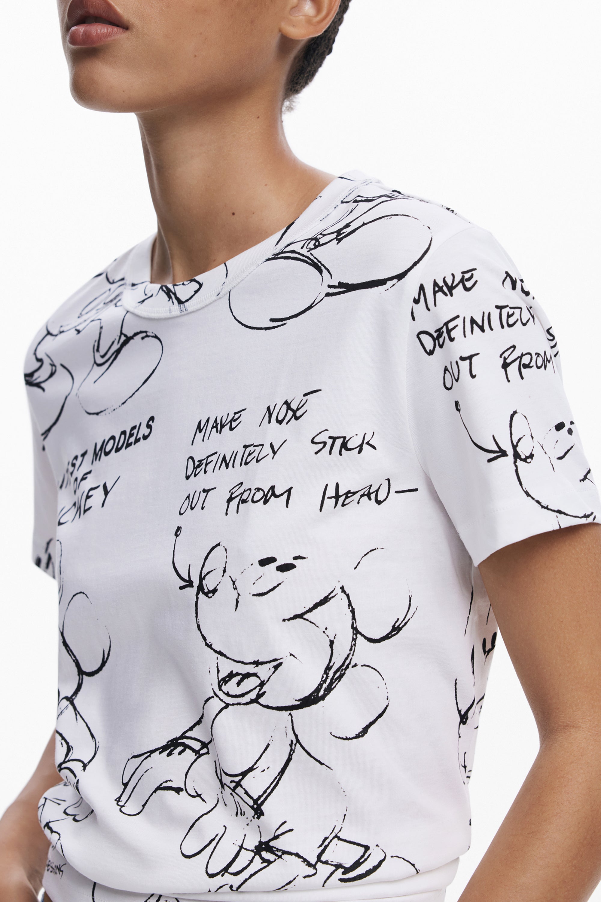 DESIGUAL Women T-Shirt - White