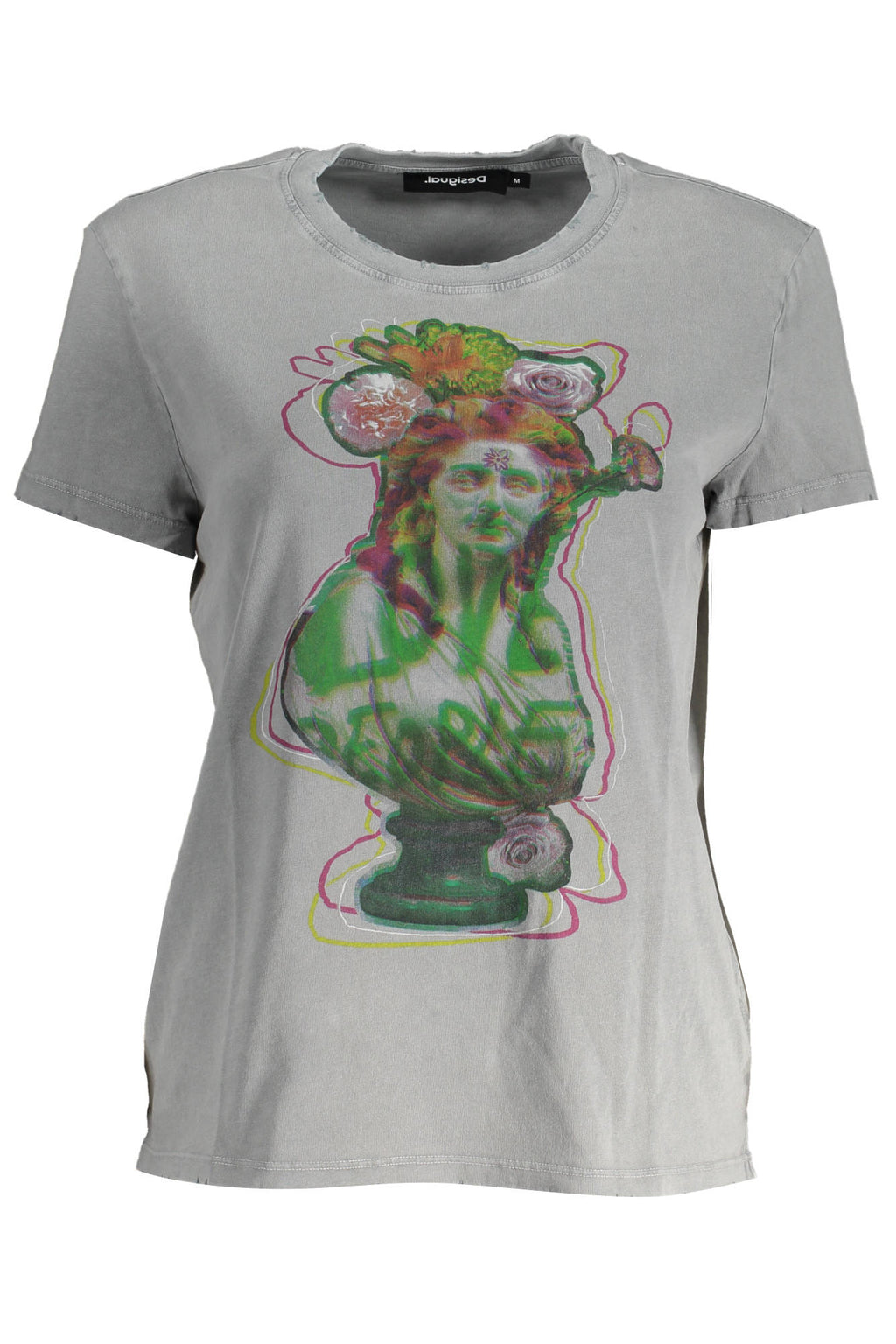 DESIGUAL Women T-Shirt - Grey