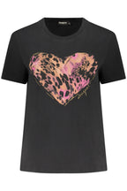 DESIGUAL Women T-Shirt - Black