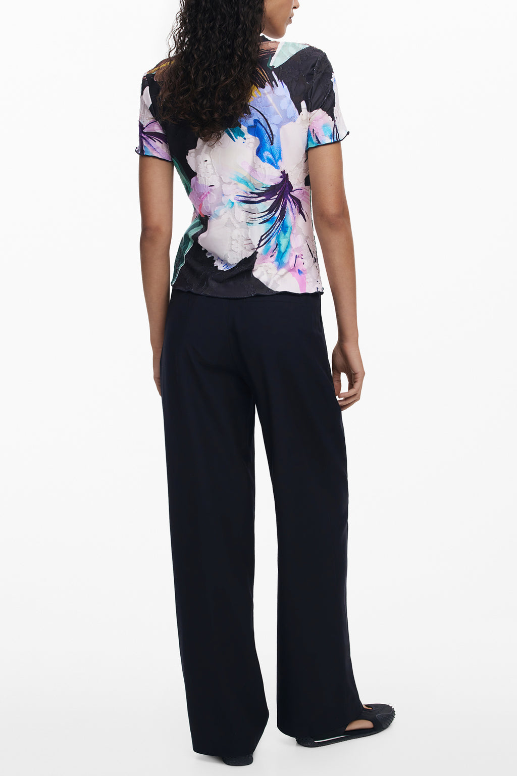 DESIGUAL Women T-Shirt - Black