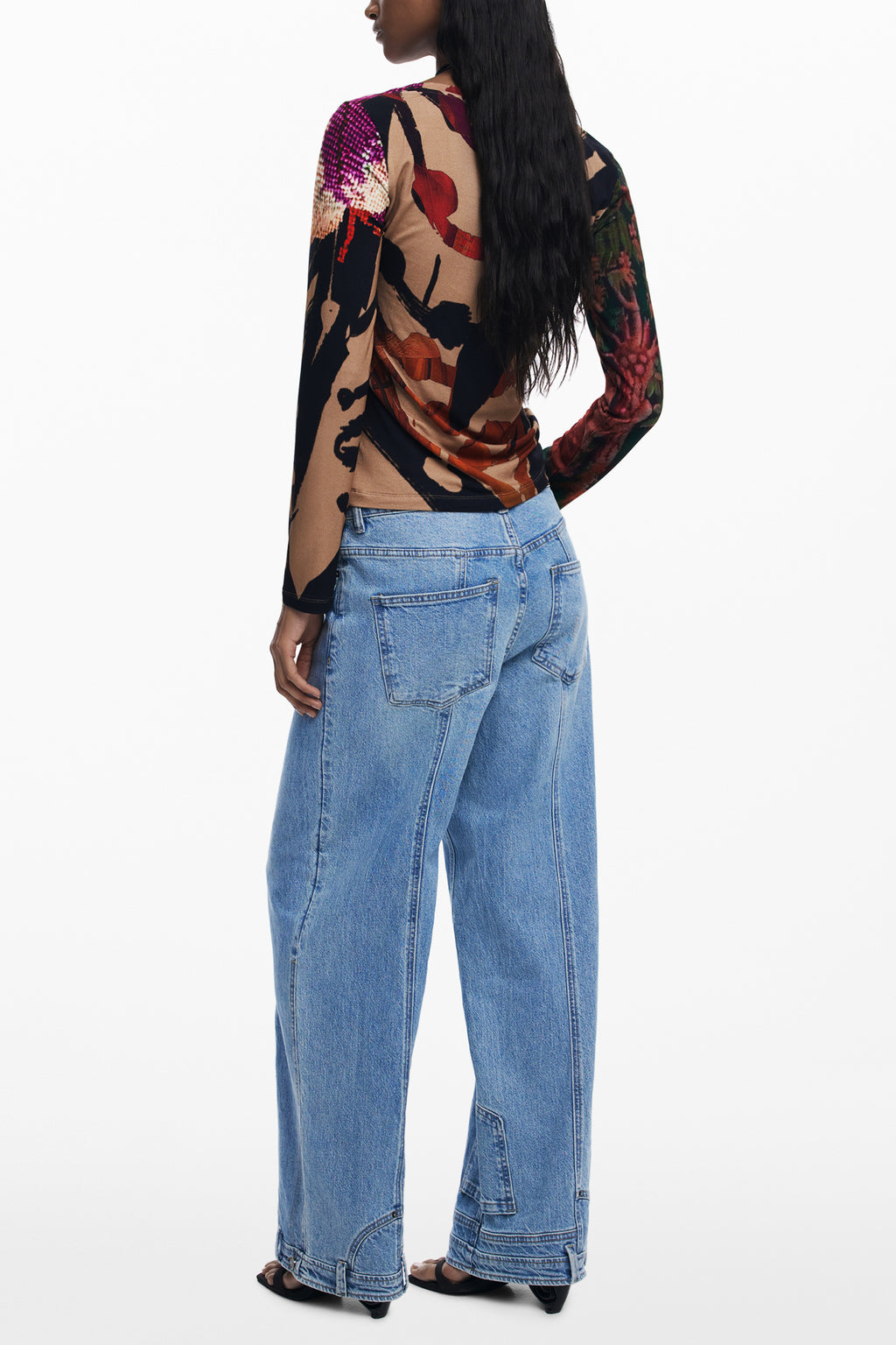 DESIGUAL Women T-Shirt - Brown