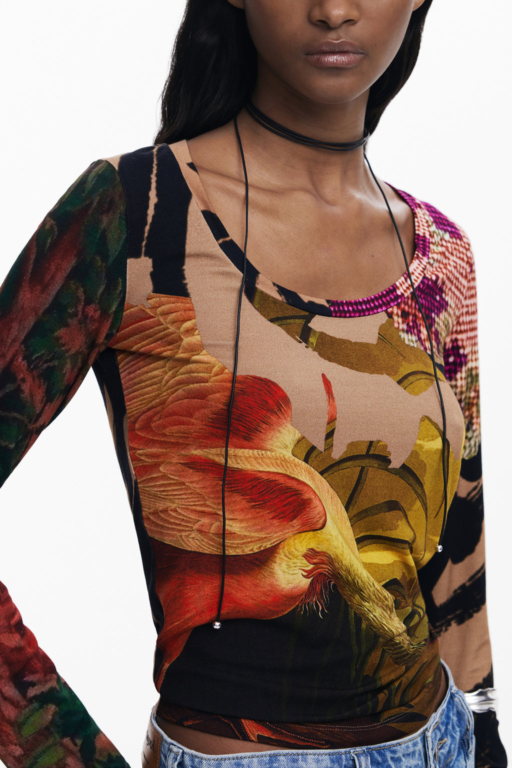 DESIGUAL Women T-Shirt - Brown