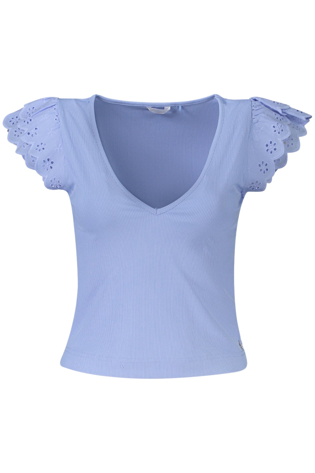 GUESS Women T-Shirt - Light Blue
