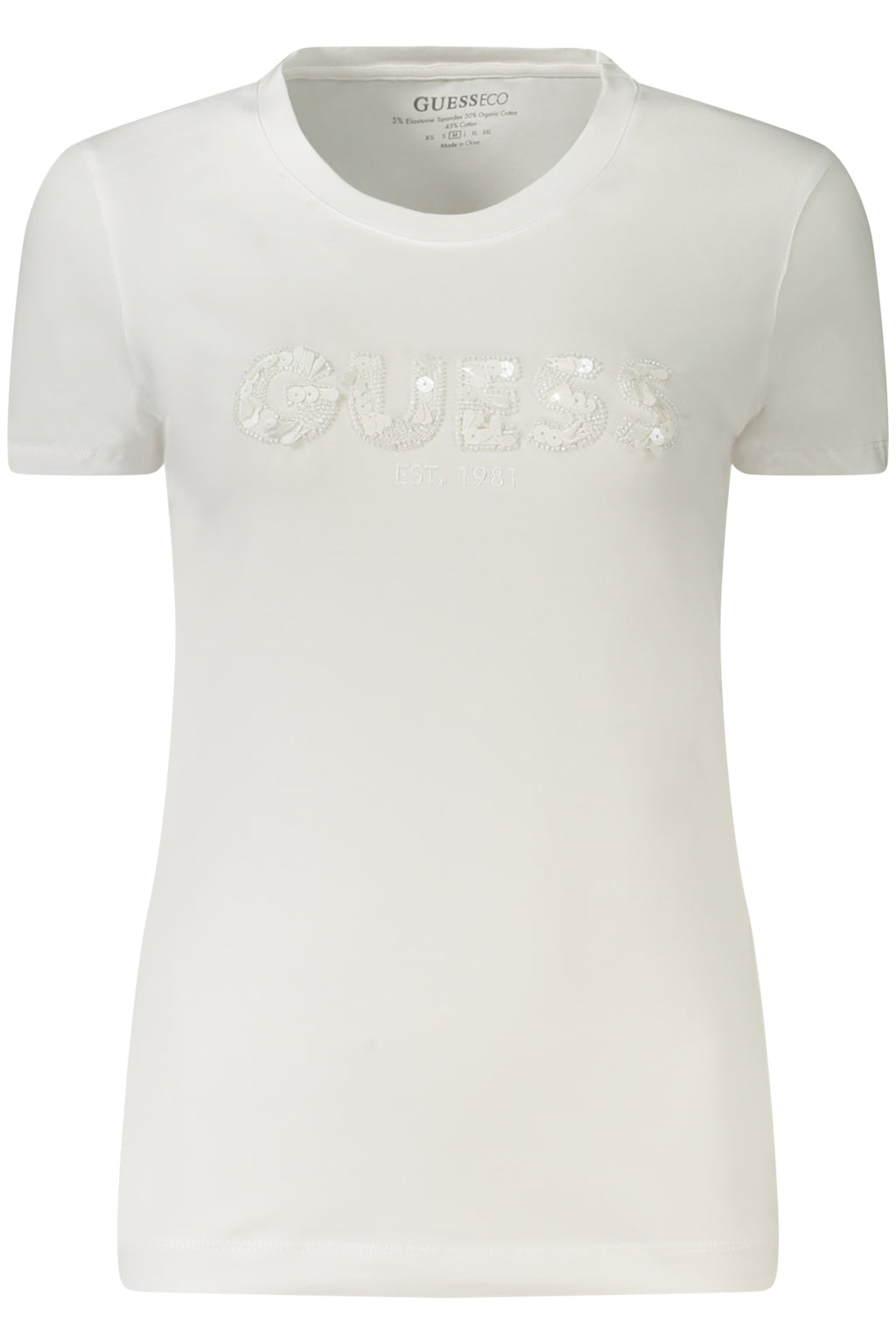 GUESS Women T-Shirt - White