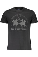 LA MARTINA Men T-Shirt - Black