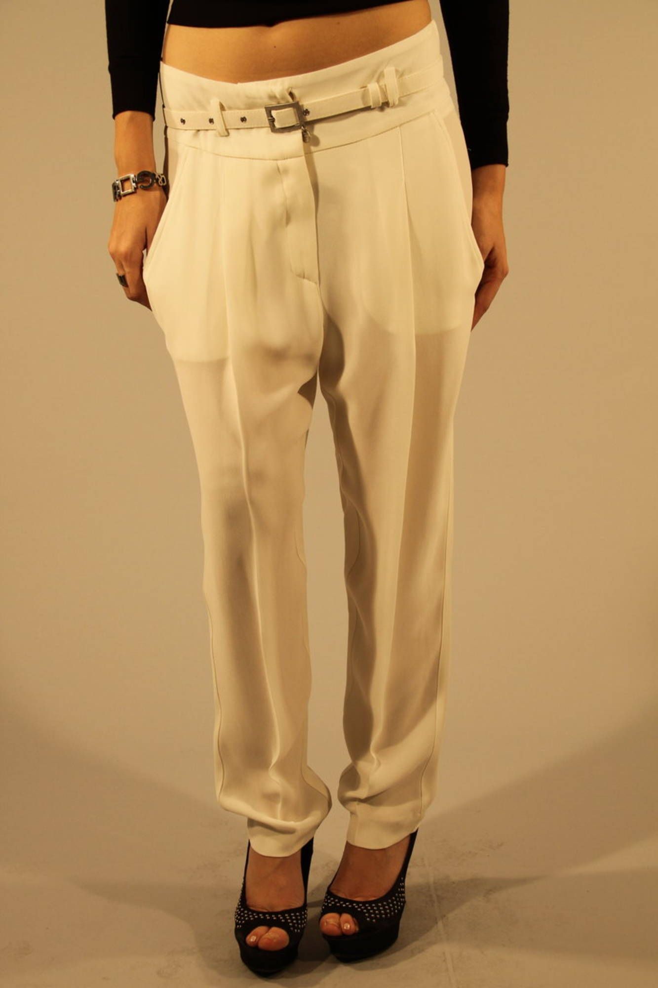 PATRIZIA PEPE Women Trousers - White