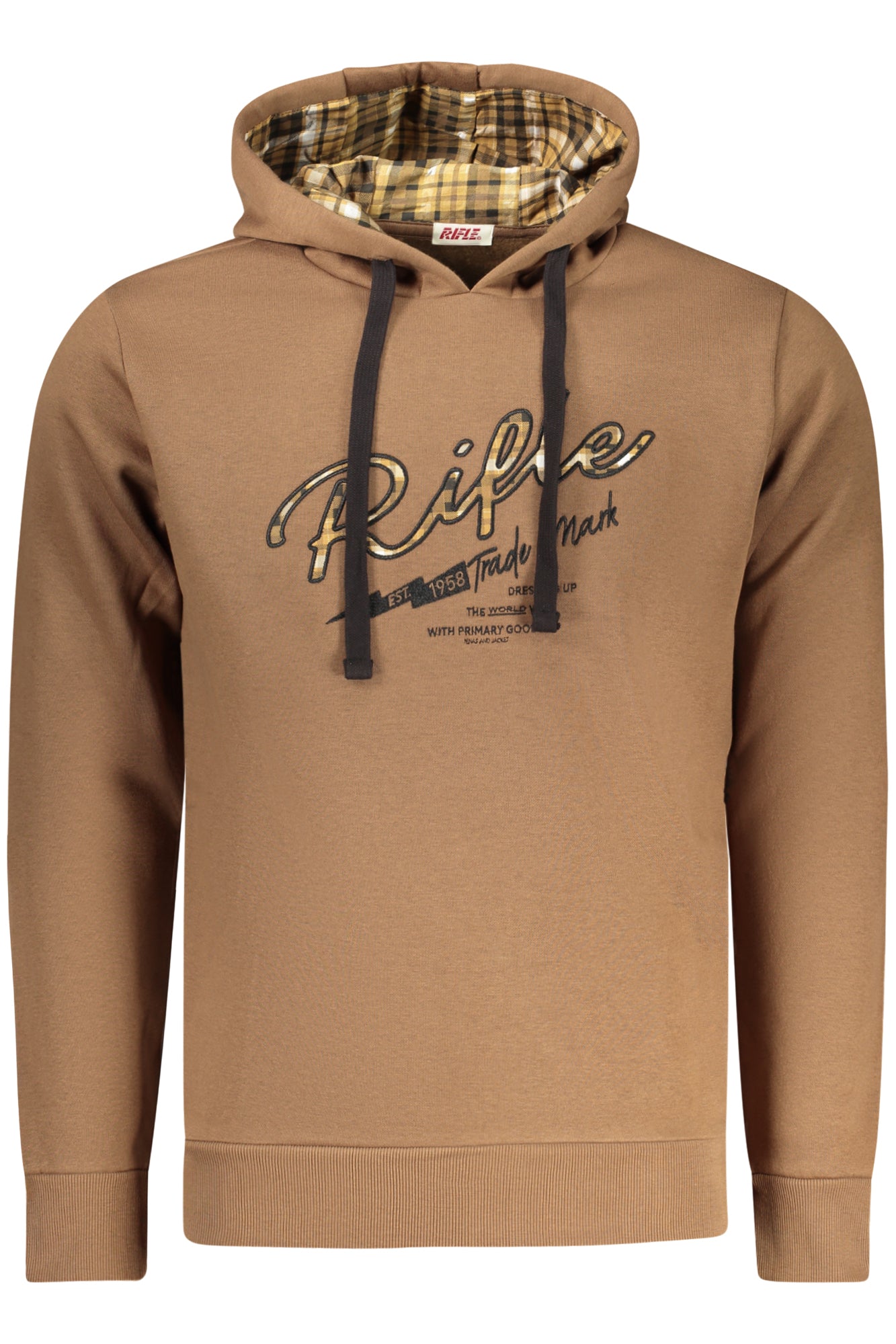RIFLE Men Hoodie - Brown